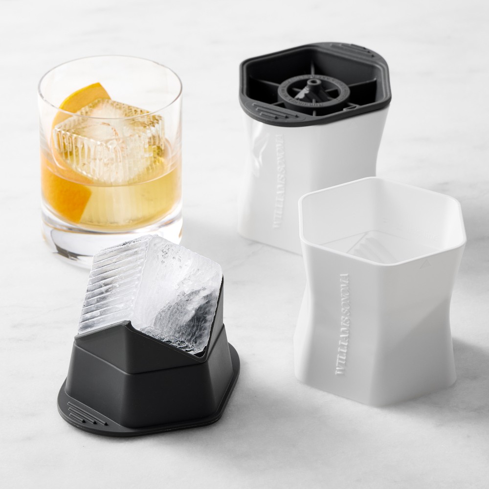 Modern Optic Ice Molds, Set of 2 - Set of 2