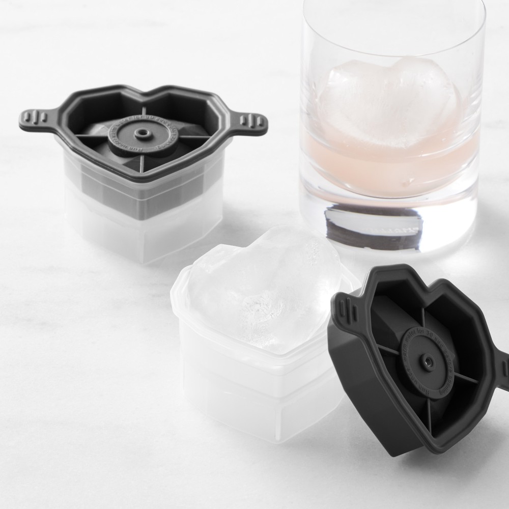 Williams Sonoma Heart Gem Ice Molds