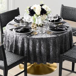 Damask Round Tablecloth, 70"
