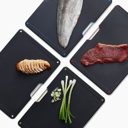 Joseph Joseph Folio Chopping Board, Steel, Set of 4