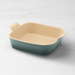 Le Creuset Heritage Stoneware Square Dish, 9", Ocean