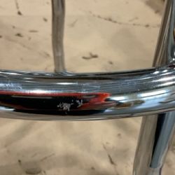 OPEN BOX: Diner Stool, 24", Dark Red