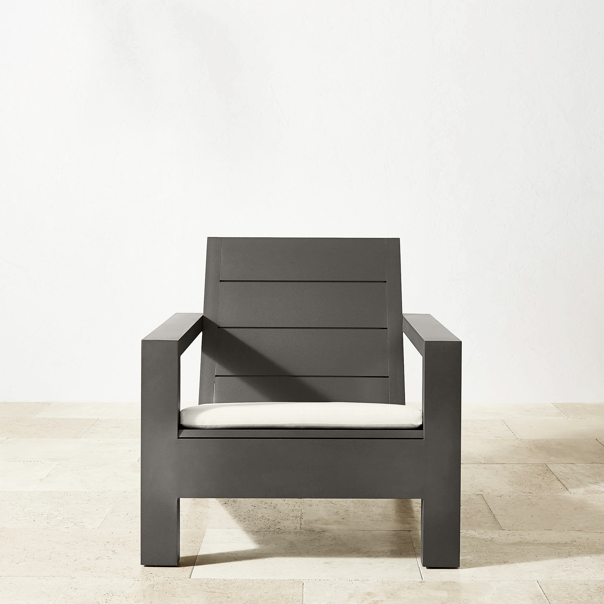 Larnaca Ourdoor Metal Deck Chair | Patio Furniture | Williams Sonoma