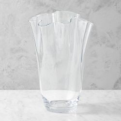Ruffle Glass Vase