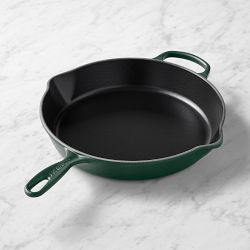 Le Creuset Signature Enameled Cast Iron Deep Skillet, 10", Foret