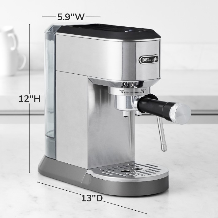 DÉLonghi エスプレッソマシン シルバー De'Longhi Dedica Duo Pump Espresso Machine With Cold Brew