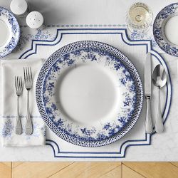 English Floral Dinner Plates