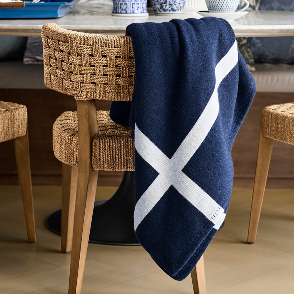 Cashmere & Wool Equestrian Throw by Williams Sonoma Home