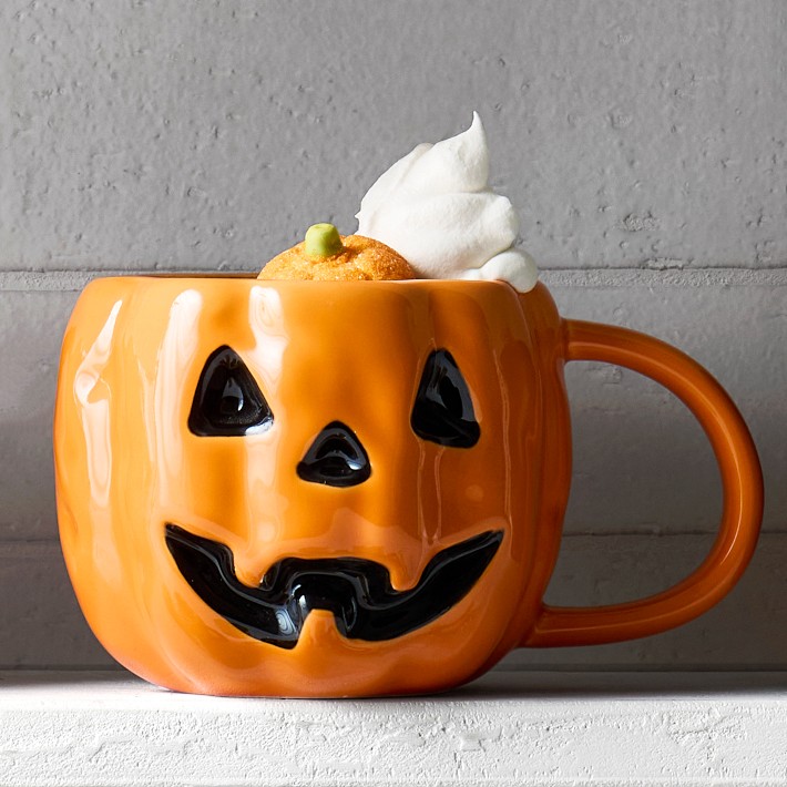 Jack O' Lantern Figural Mug | Williams Sonoma