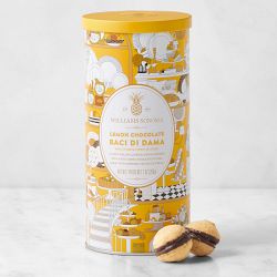 Williams Sonoma Signature Tin, Lemon Chocolate Baci Di Dama