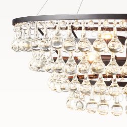 Ellie Crystal Teardrop Chandelier