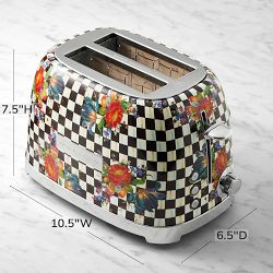 MacKenzie-Childs Courtly Flower Market 2-Slice Toaster