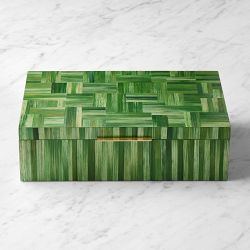 Mia Straw Marquetry Box