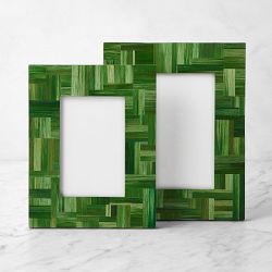 Mia Straw Marquetry Picture Frames