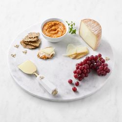 Honeycomb Round Marble Cheese Board