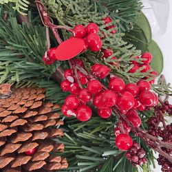 OPEN BOX: Tis the Season UV Protected Pre-Lit Faux Garland, 5'