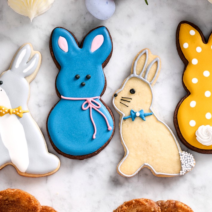 Bunny Copper Cookie Cutter with Silicone Edge | Williams Sonoma