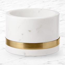 Marble & Brass Wine Coaster