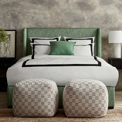 Checkered Ottoman (22")