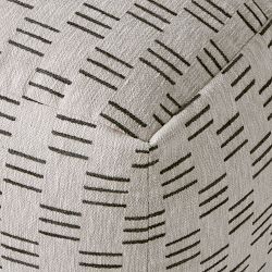 Checkered Ottoman (22")