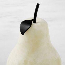 Green Onyx Pear Sculpture