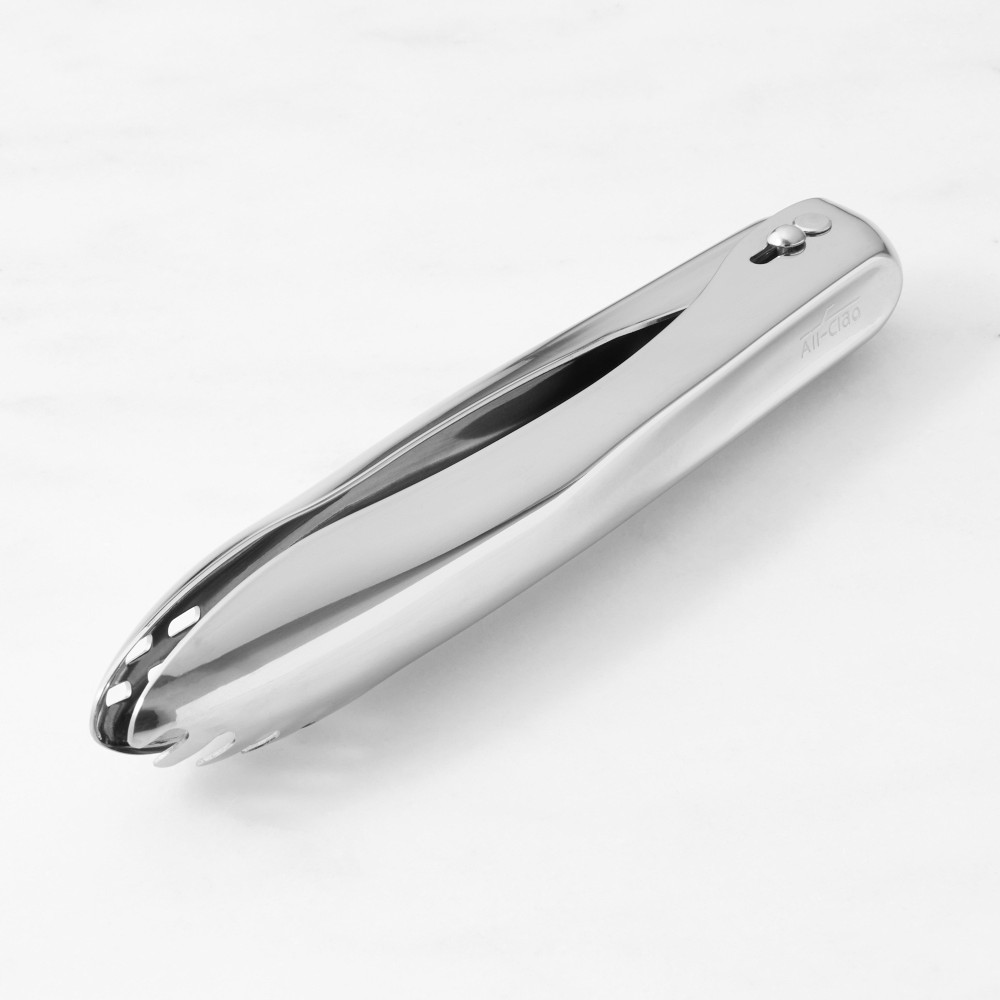 All-Clad Precision Stainless-Steel Locking Tongs - 9"