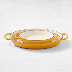 Le Creuset Signature Enameled Cast Iron Oval Gratin Baker - Thumbnail 3