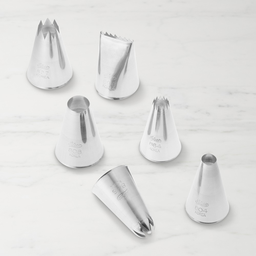 Pastry Tips, Set of 6