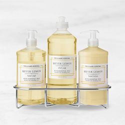 Williams Sonoma Meyer Lemon Hand Soap, Dish Soap & Lotion 4-Piece Kitchen Set, Classic