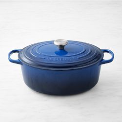 Le Creuset Signature Enameled Cast Iron Oval Dutch Oven, 8-Qt., Lapis
