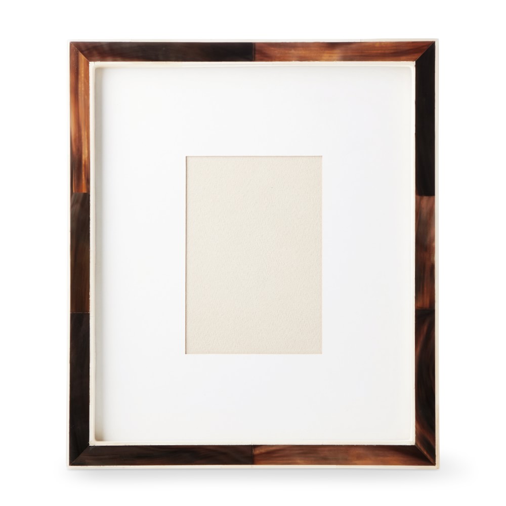 Horn and Bone Gallery Picture Frames - Dark, 5" X 7"