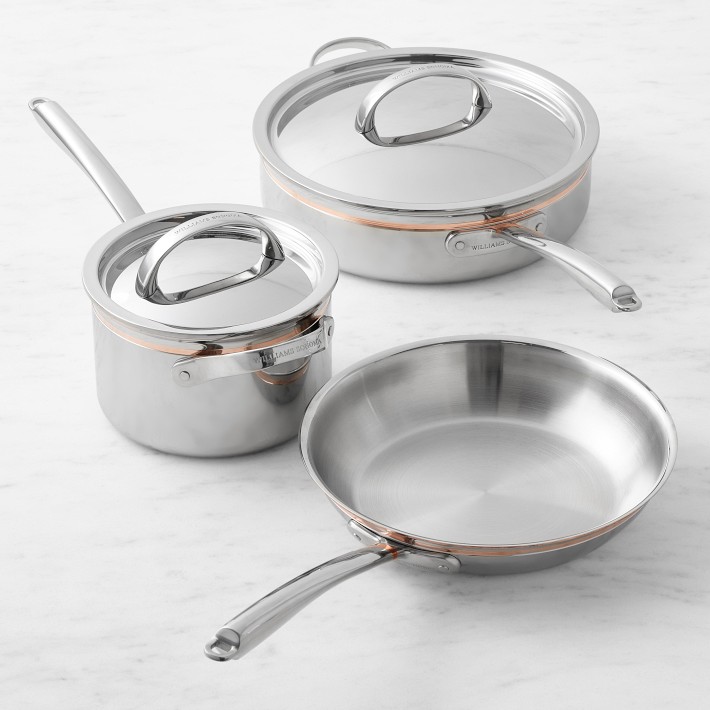 Signature Thermo-Clad™ Copper Pro 5-Piece Set | Williams Sonoma