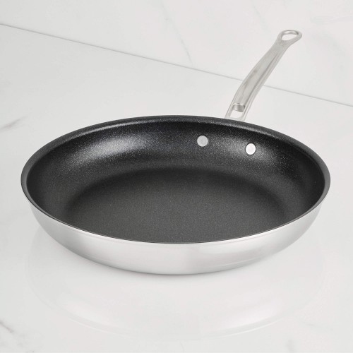 Hestan ProBond Luxe Professional Clad Stainless-Steel TITUM Nonstick Skillets Simolary simolary.com