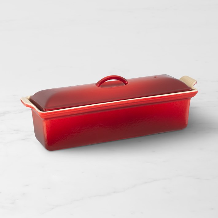 Style Le Creuset - Terrine rectangulaire (1) - Art déco - Fonte émaillée