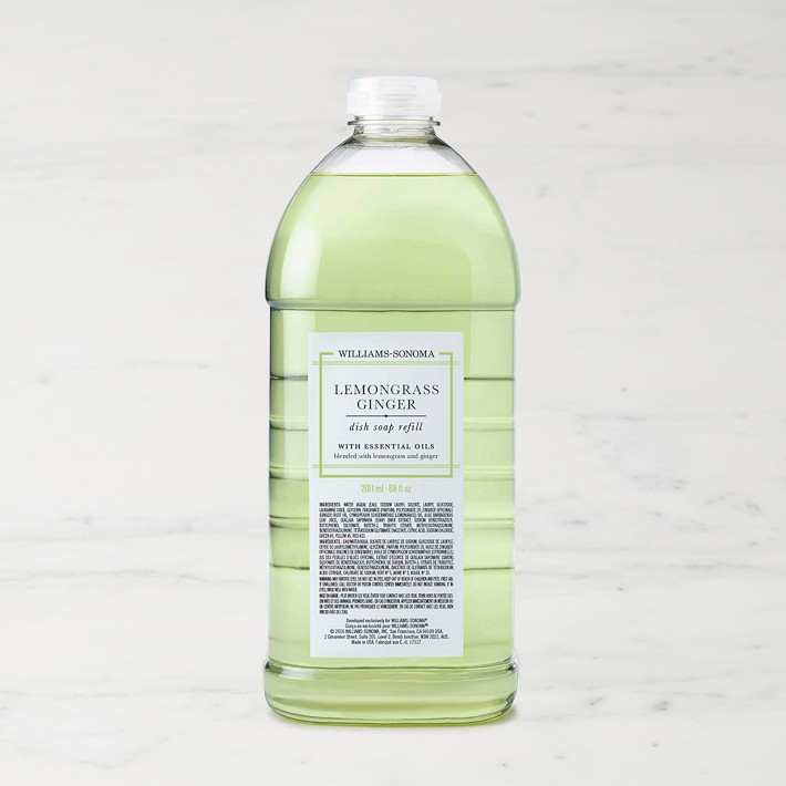 Williams Sonoma Lemongrass Ginger Dish Soap Refill, 68oz.