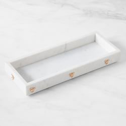 Honeycomb Marble Countertop Tray
