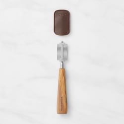 Williams Sonoma Olivewood Bread Lame with Leather Cover