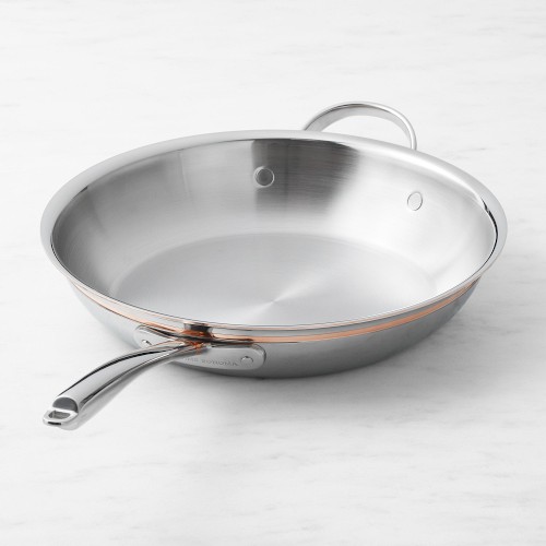 Williams Sonoma Thermo-Clad Copper Pro Fry Pan, 12