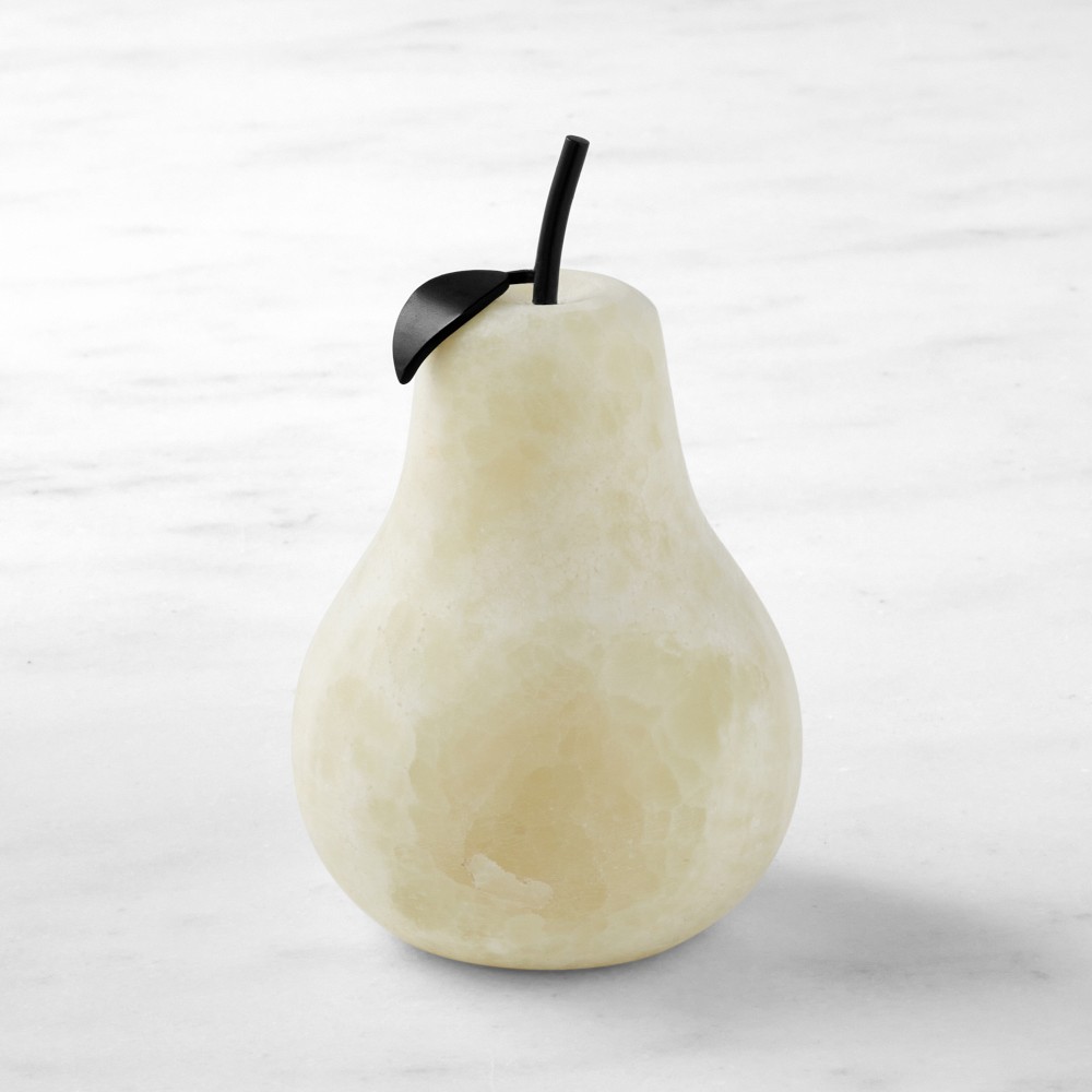 Green Onyx Pear Sculpture - Small