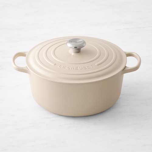 Le Creuset Signature Enameled Cast Iron Round Oven, 7 1/4-Qt., Brioche