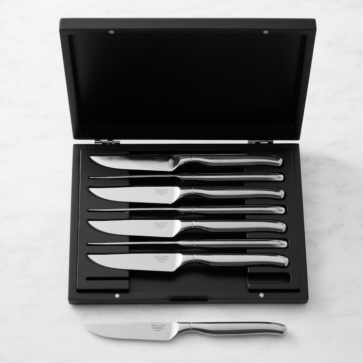 Williams Sonoma Stainless-Steel Steak Knives, Set of 8