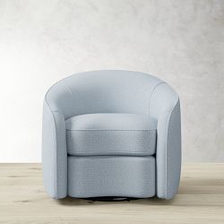 OPEN BOX:Matson Swivel Chair, Perennials Performance Basketweave