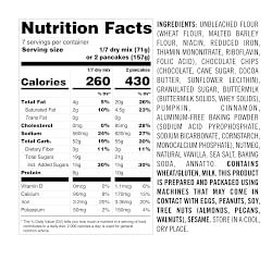 PEANUTS™ x Williams Sonoma Halloween Pumpkin Chocolate Chip Pancake &amp; Waffle Mix