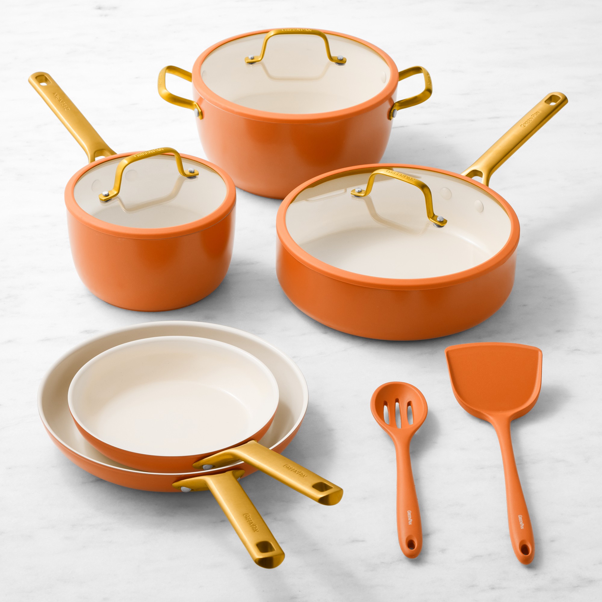 GreenPan Reserve Pro Ceramic Nonstick 10-Piece Cookware Set Simolary simolary.com