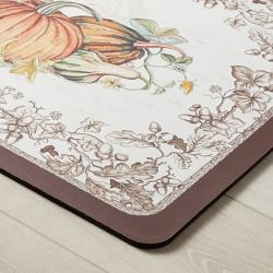 Plymouth Pumpkin Cushioned Kitchen Mat