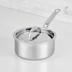 Hestan ProBond Luxe Professional Clad Stainless-Steel Saucepan, 1 1/2-Qt.