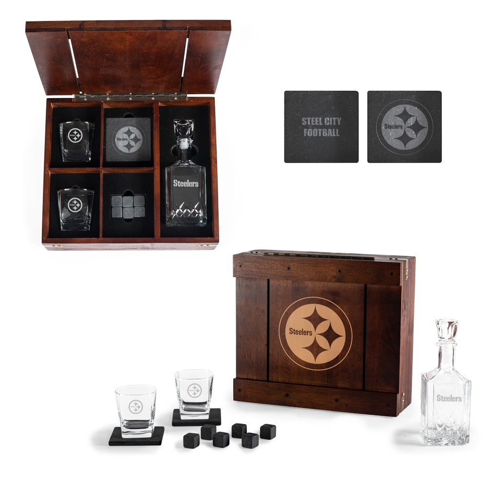 NFL Whiskey Tasting Set - Pittsburgh Steelers