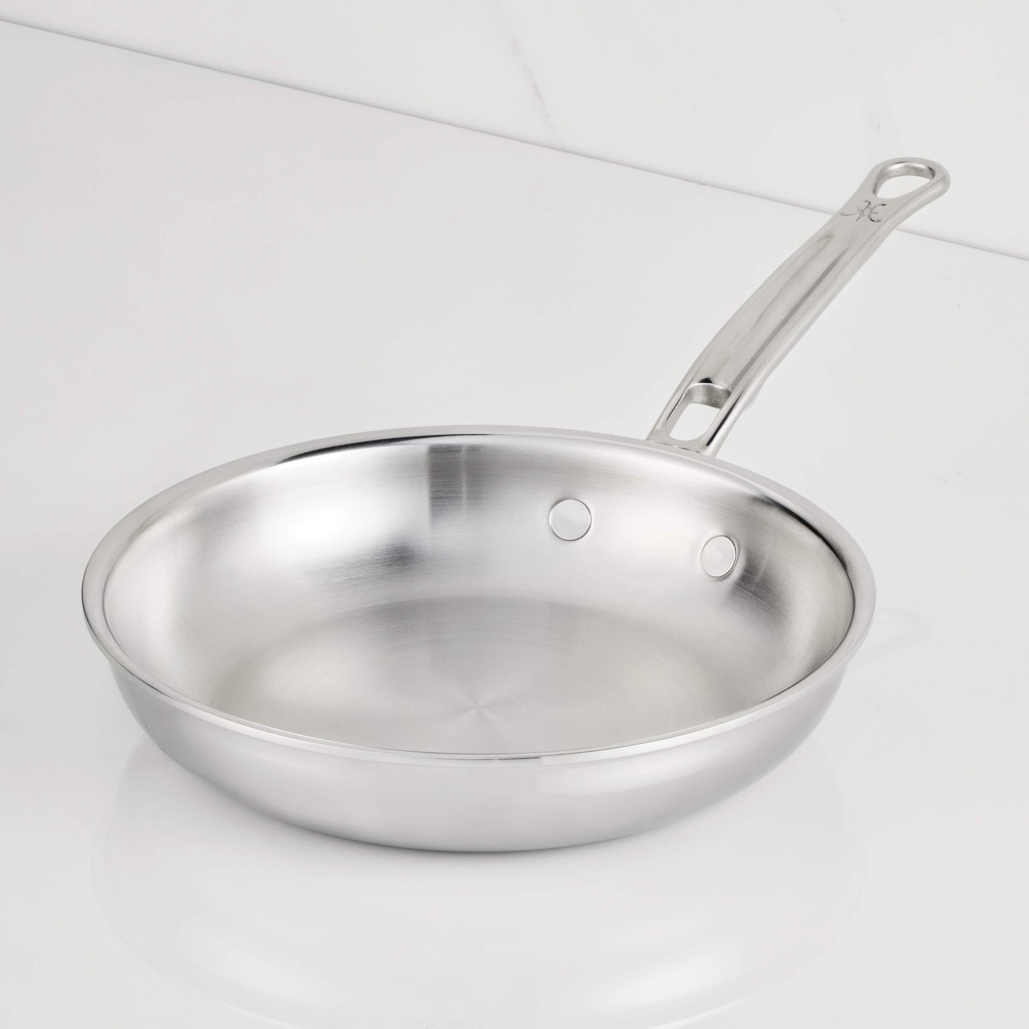 Hestan ProBond Luxe Professional Clad Stainless-Steel Skillets Simolary simolary.com