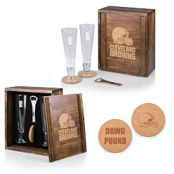NFL Beer Tasting Set, Cleveland Browns