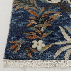 Peacock Hand Knotted Rug